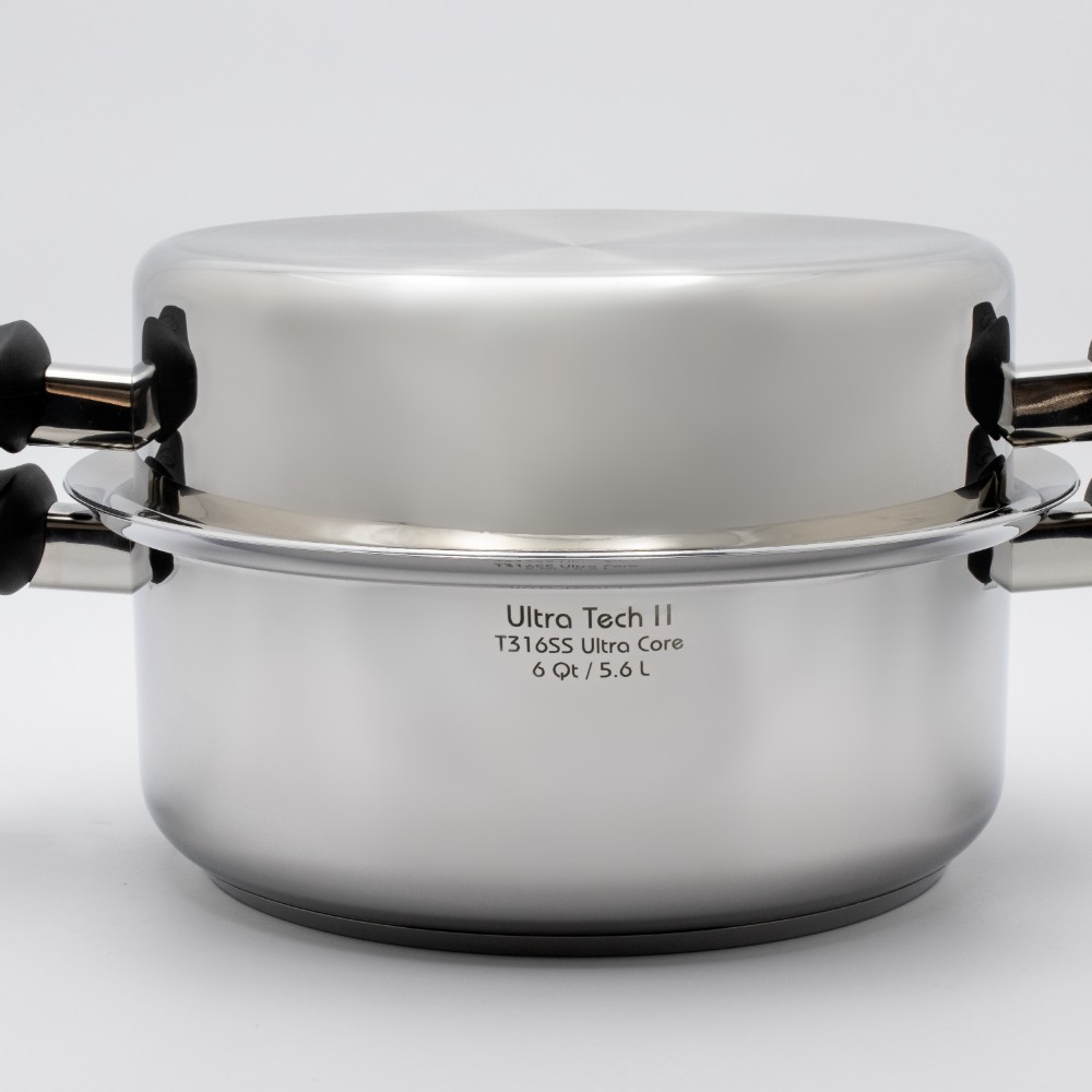 Ultra Tech II Large Dome Cover For 6 Qt Saucepan & 11" Fry/saute Pan