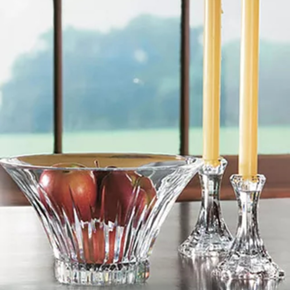 Crystal Ice Bucket & Tongs