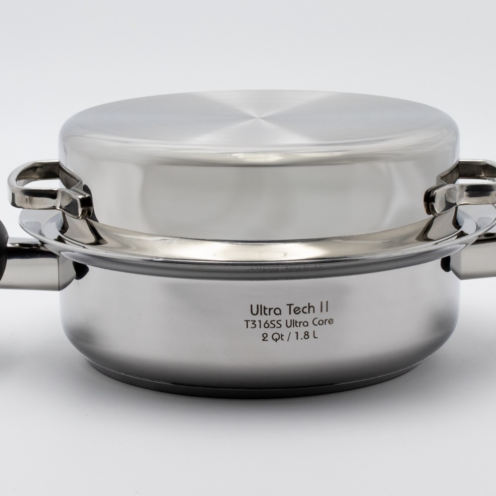 Ultra Tech II 2 Quart Saucepan With Ultra Temp Cover view 2